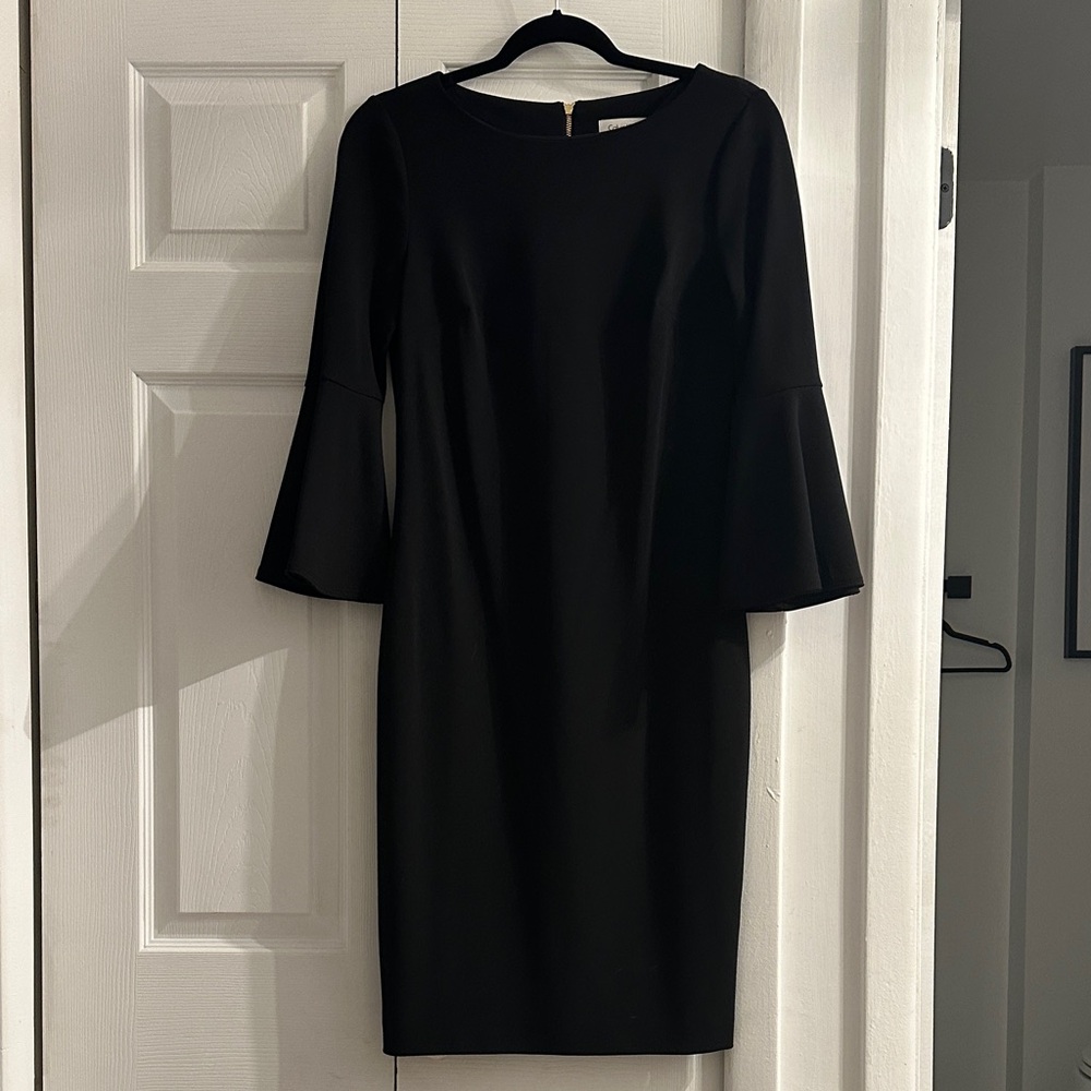Calvin Klein Black Long Sleeve Dress